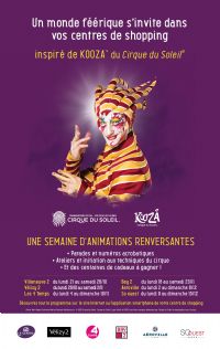 Bay 2 accueille le monde féerique de KOOZA™ du Cirque du Soleil® !. Du 18 au 23 novembre 2013 à Marne-la-Vallée. Seine-et-Marne. 